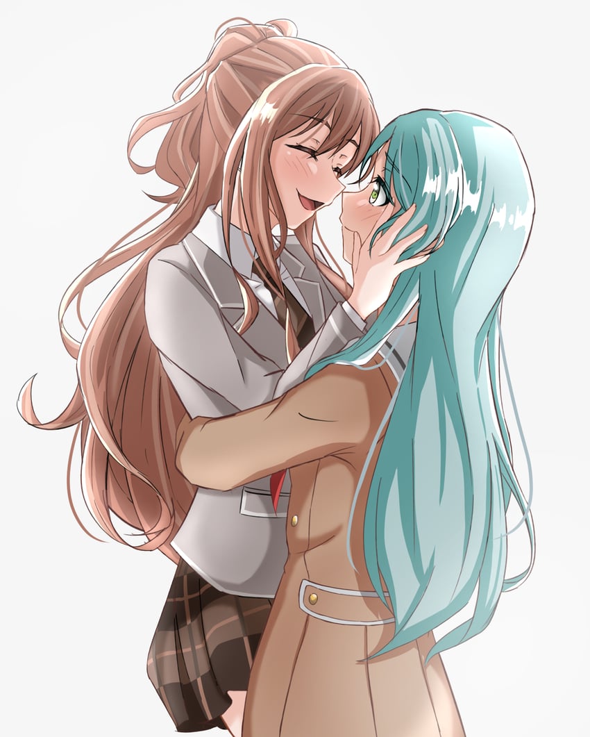 hikawa sayo and imai lisa (bang dream!) drawn by ryuu_aec