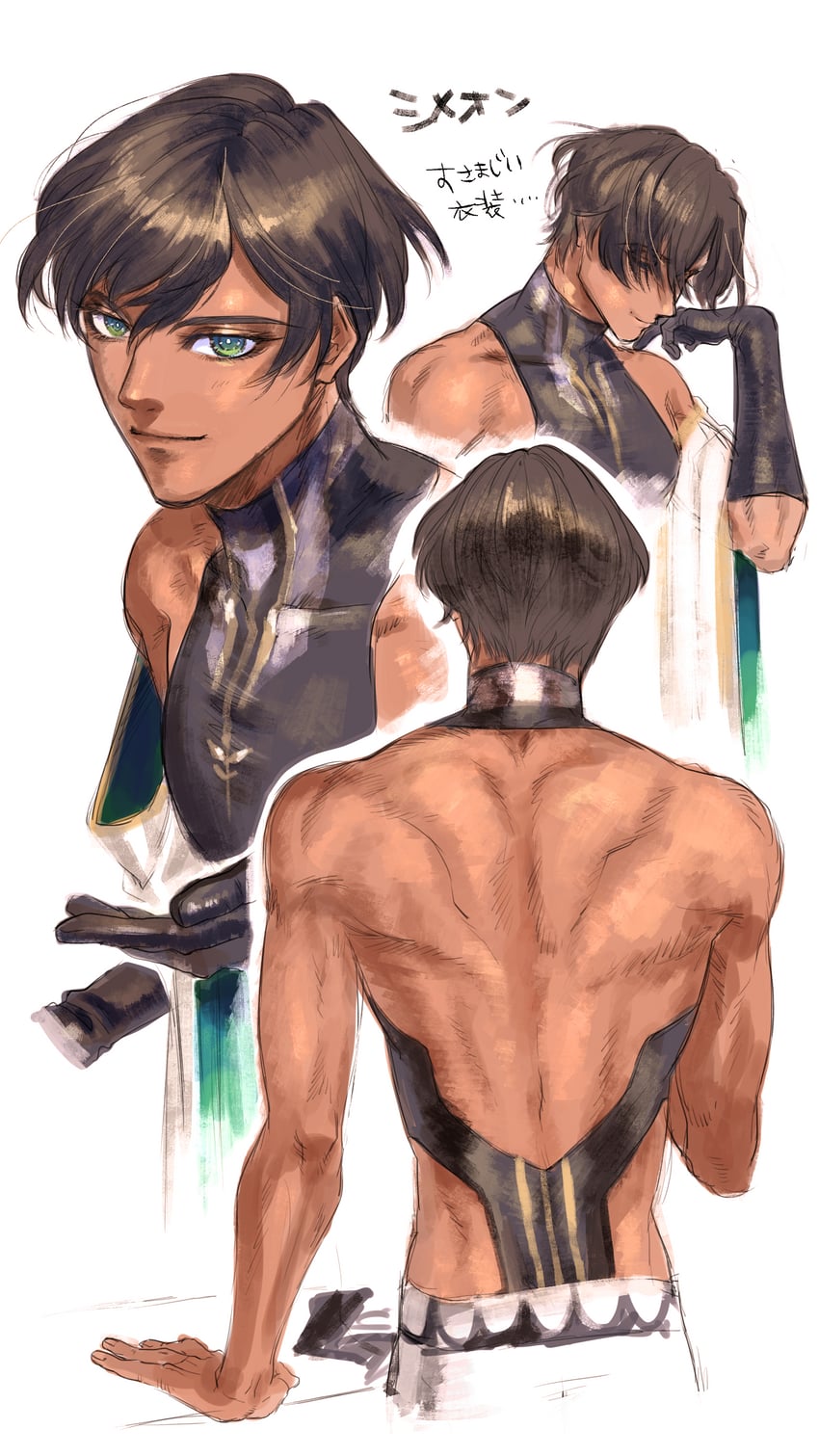 simeon (obey me!: one master to rule them all!) drawn by yowoshinobukarinosugata