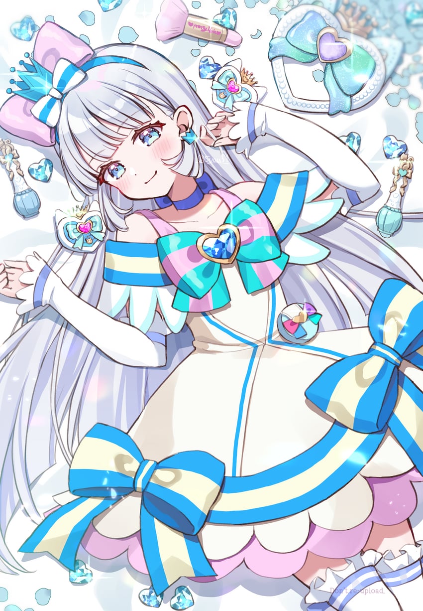 nekoyashiki yuki and cure nyammy (precure and 1 more) drawn by hiiragi_syuu