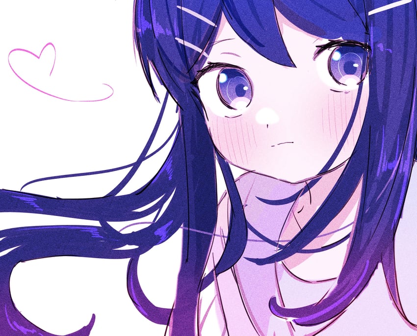 maizono sayaka (danganronpa and 1 more) drawn by kat_yandere