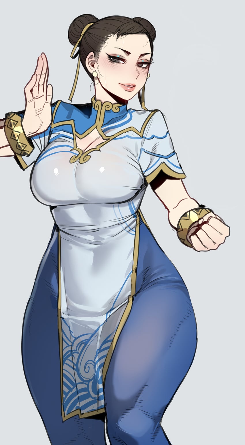 chun-li (street fighter and 1 more) drawn by ratatatat74