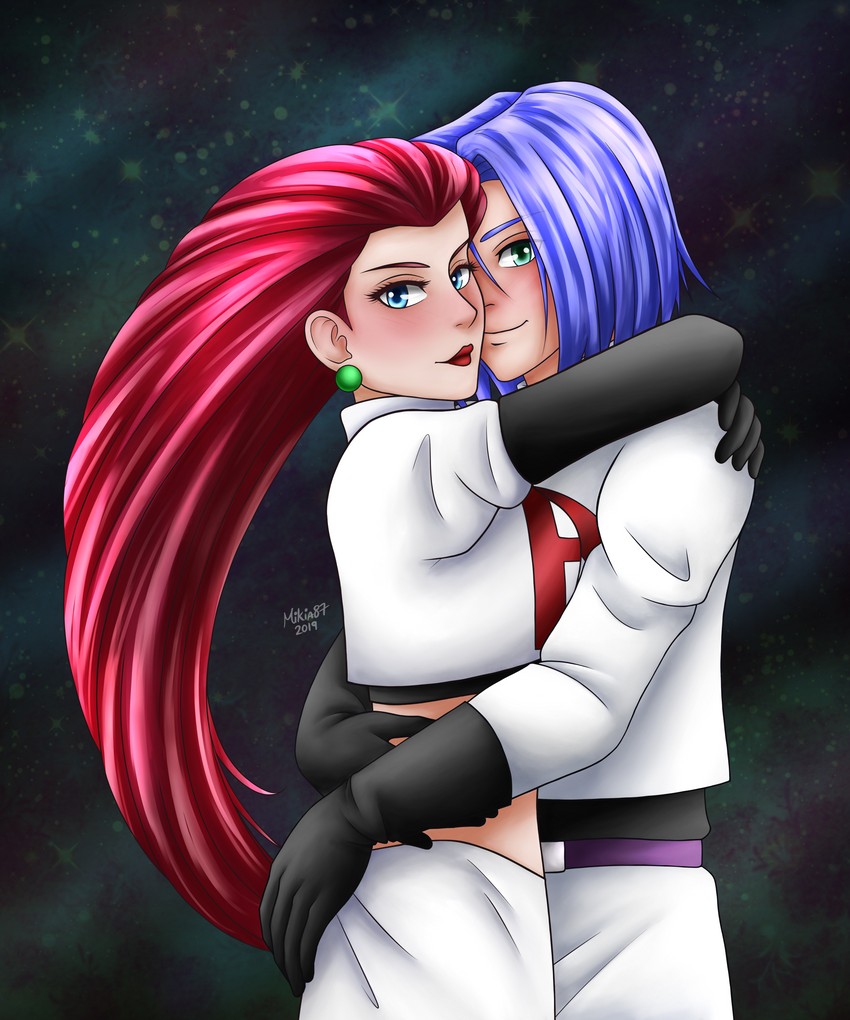 jessie and james (pokemon) drawn by mikia87