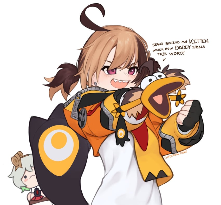 gigi murin and cecilia immergreen (hololive and 1 more) drawn by yoako