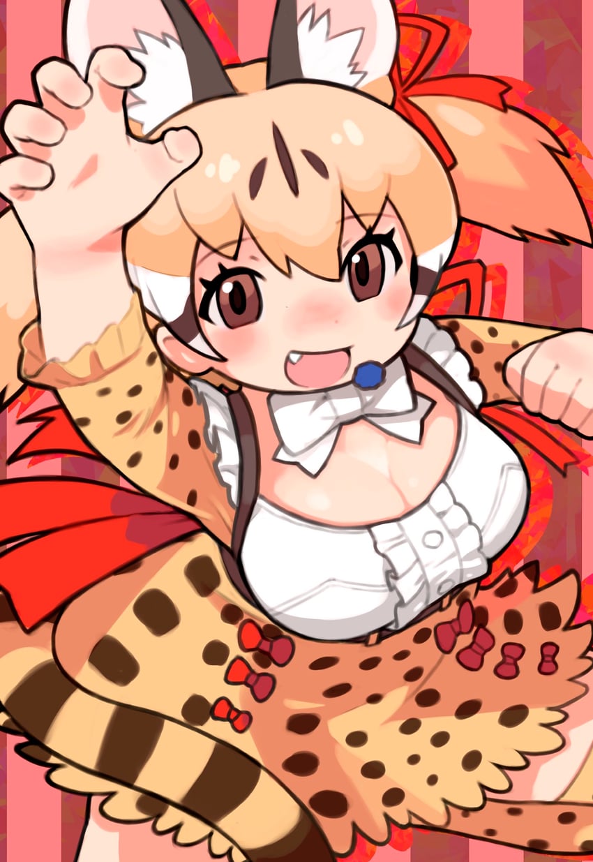 large-spotted genet (kemono friends and 1 more) drawn by rinx