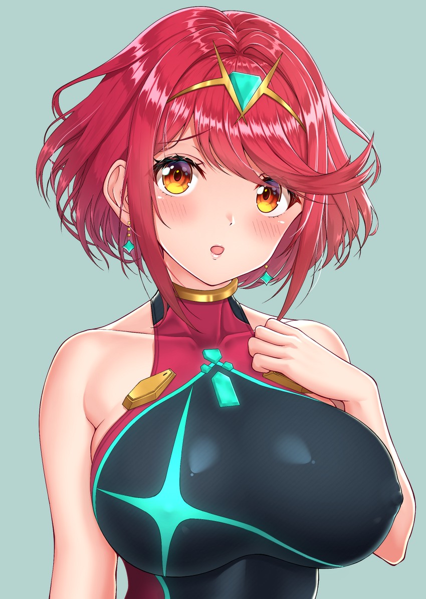 pyra (xenoblade chronicles and 1 more) drawn by nemunemu_semi