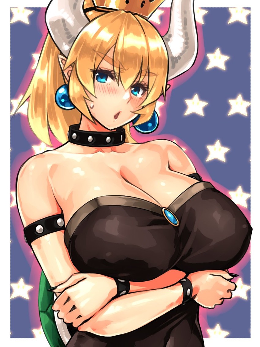 bowsette (mario and 1 more) drawn by hayama_kazusa