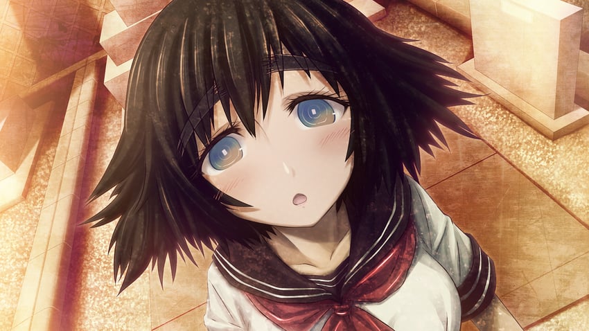 shiina mayuri (steins;gate and 1 more) drawn by huke