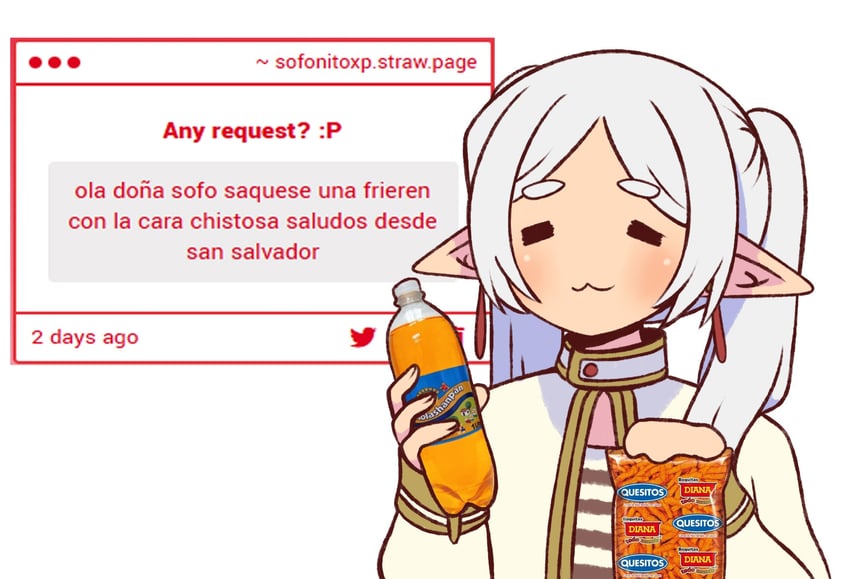 frieren (sousou no frieren and 1 more) drawn by sofo_soup