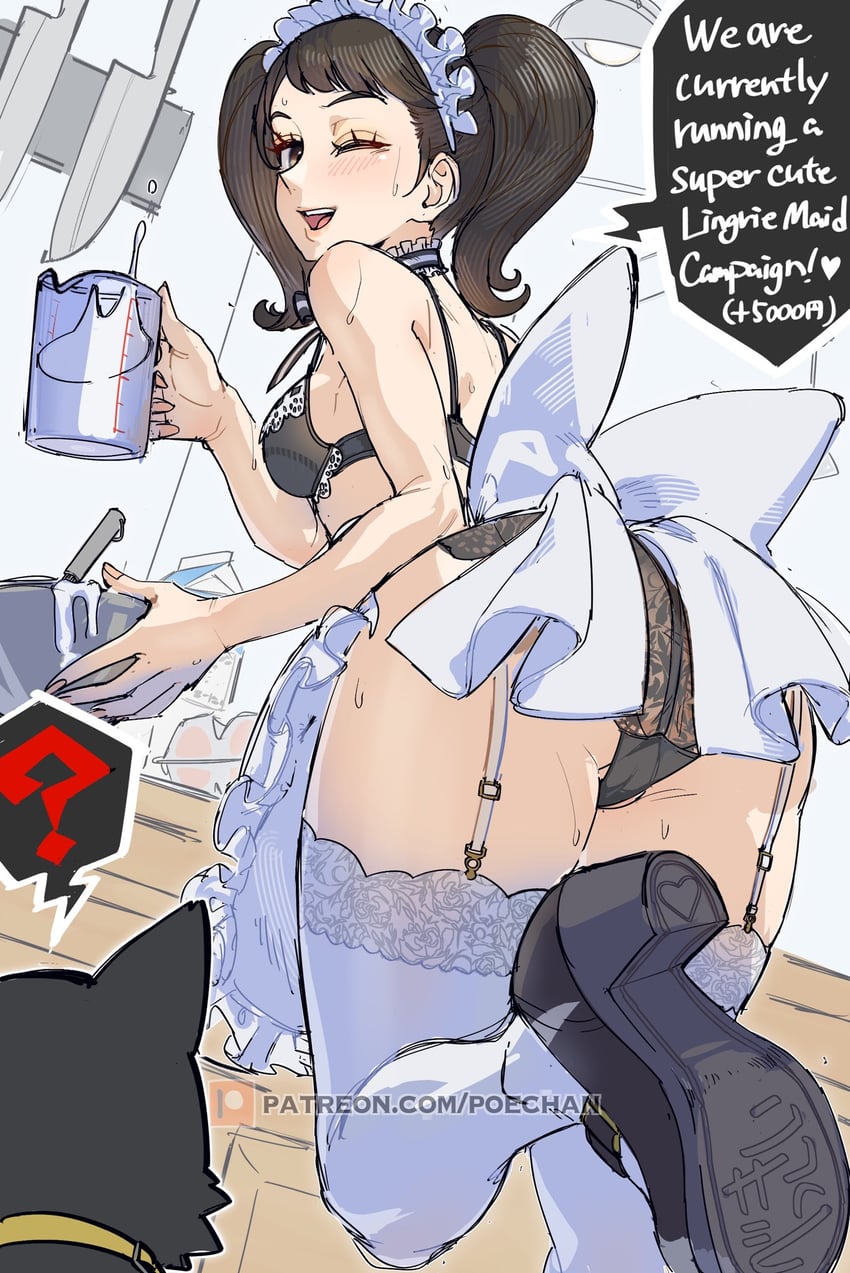 morgana and kawakami sadayo (persona and 1 more) drawn by poechan_chan