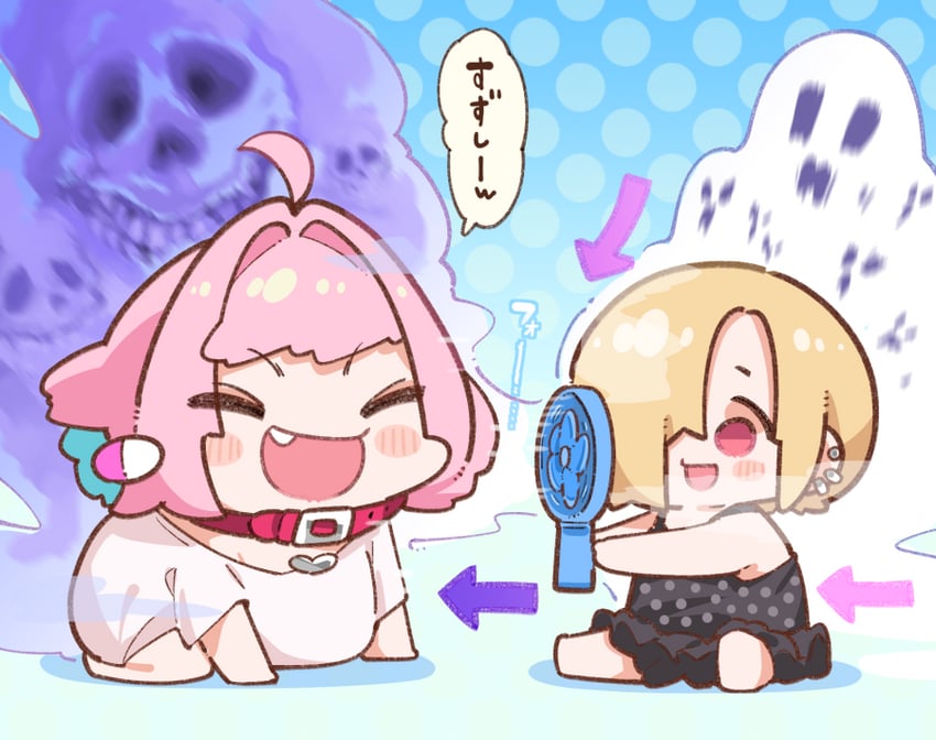 yumemi riamu and shirasaka koume (idolmaster and 1 more) drawn by takato_kurosuke