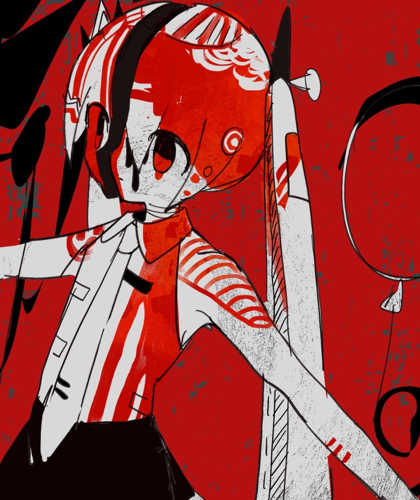 hatsune miku (vocaloid and 1 more) drawn by miurayukihito