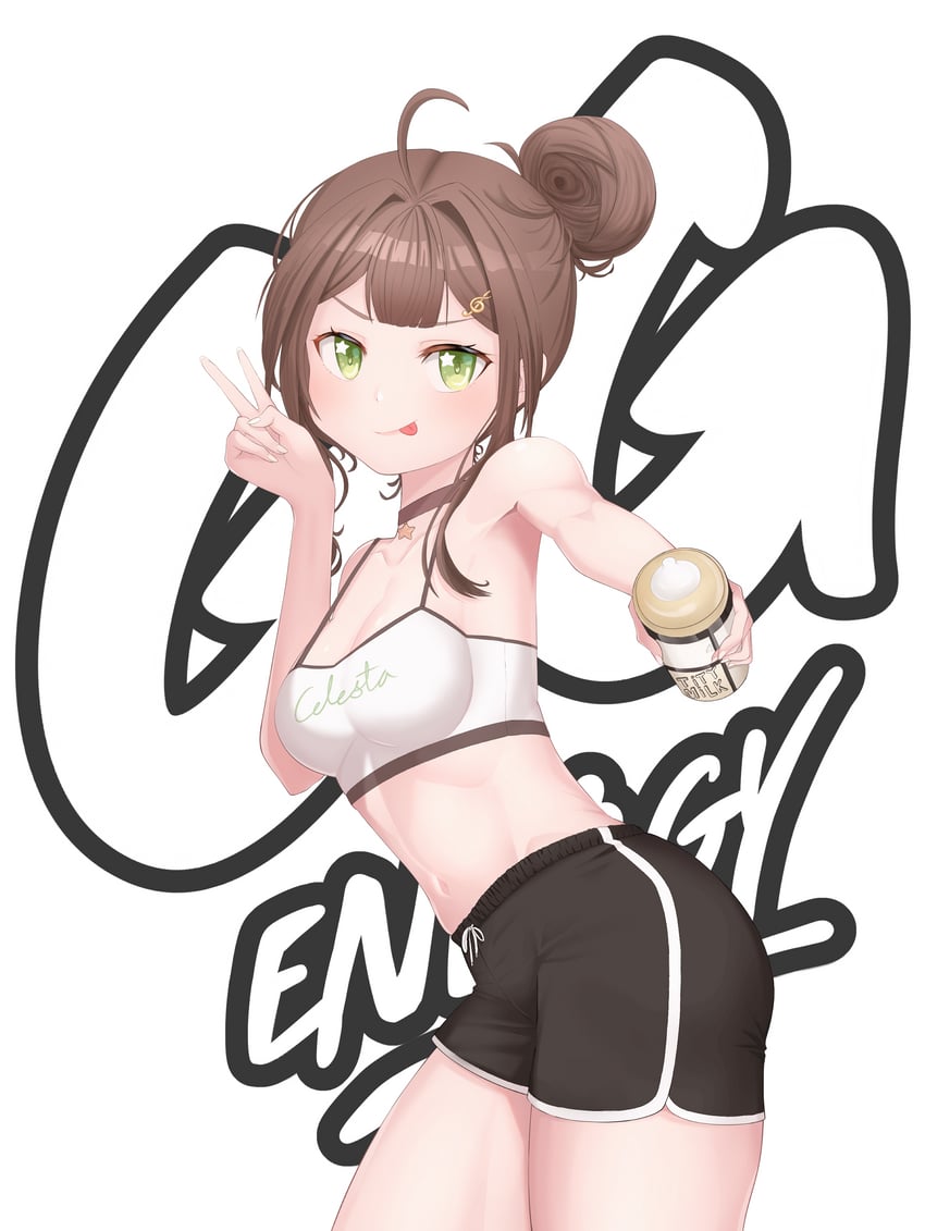 miori celesta (indie virtual youtuber and 1 more) drawn by moragon584