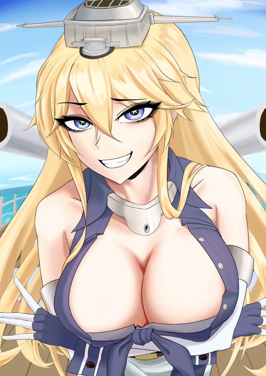 iowa (kantai collection) drawn by rossam