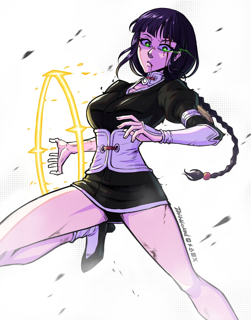 kurotsuchi nemu (bleach and 1 more) drawn by teiwicked