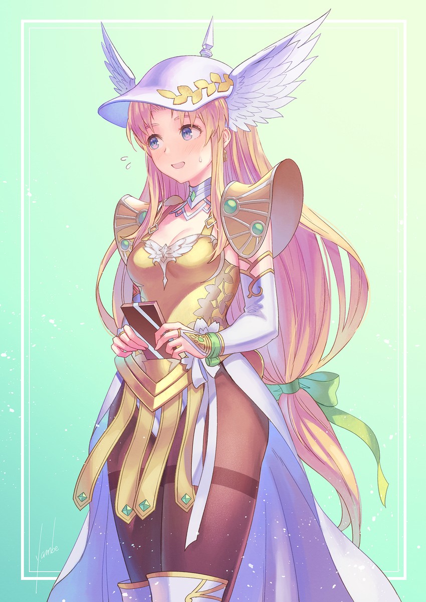 riesz and vanadis (seiken densetsu and 1 more) drawn by anbe_yoshirou