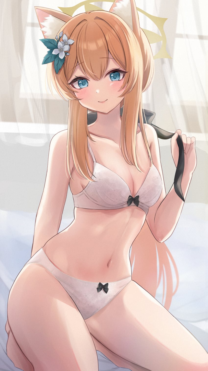 mari (blue archive) drawn by miyai_(myai04)