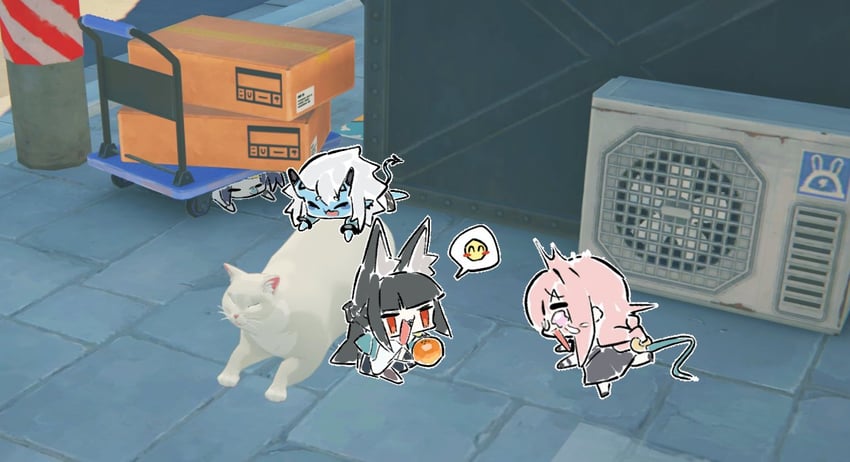 hoshimi miyabi, tsukishiro yanagi, soukaku, and asaba harumasa (zenless zone zero) drawn by sima_(exavalon00)