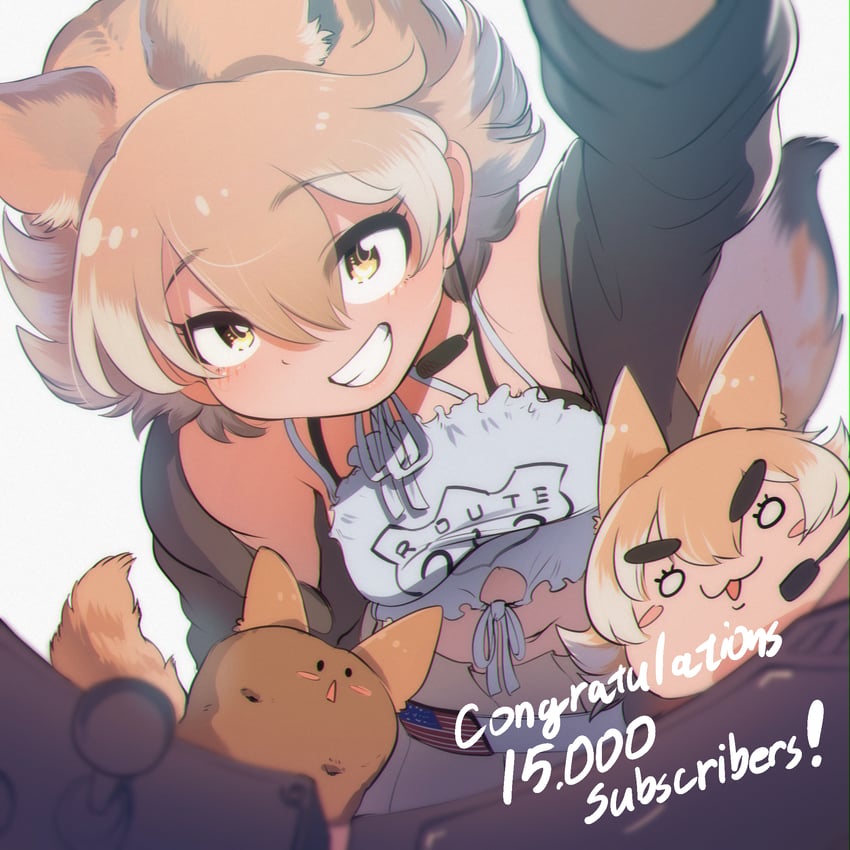 coyote and coyopotato (kemono friends and 1 more) drawn by mcgunngu
