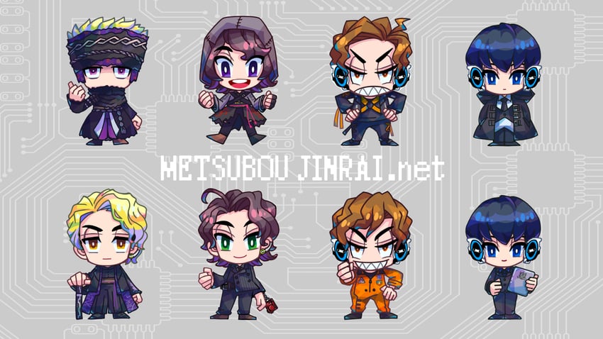 horobi, jin, naki, and ikazuchi (kamen rider and 1 more) drawn by mimimilook765