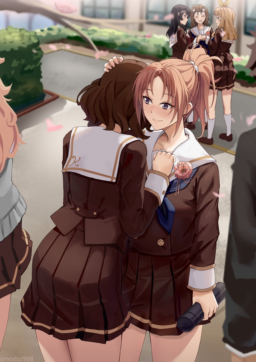 oumae kumiko, kousaka reina, nakagawa natsuki, yoshikawa yuuko, kenzaki ririka, and 1 more (hibike! euphonium) drawn by smodzz998