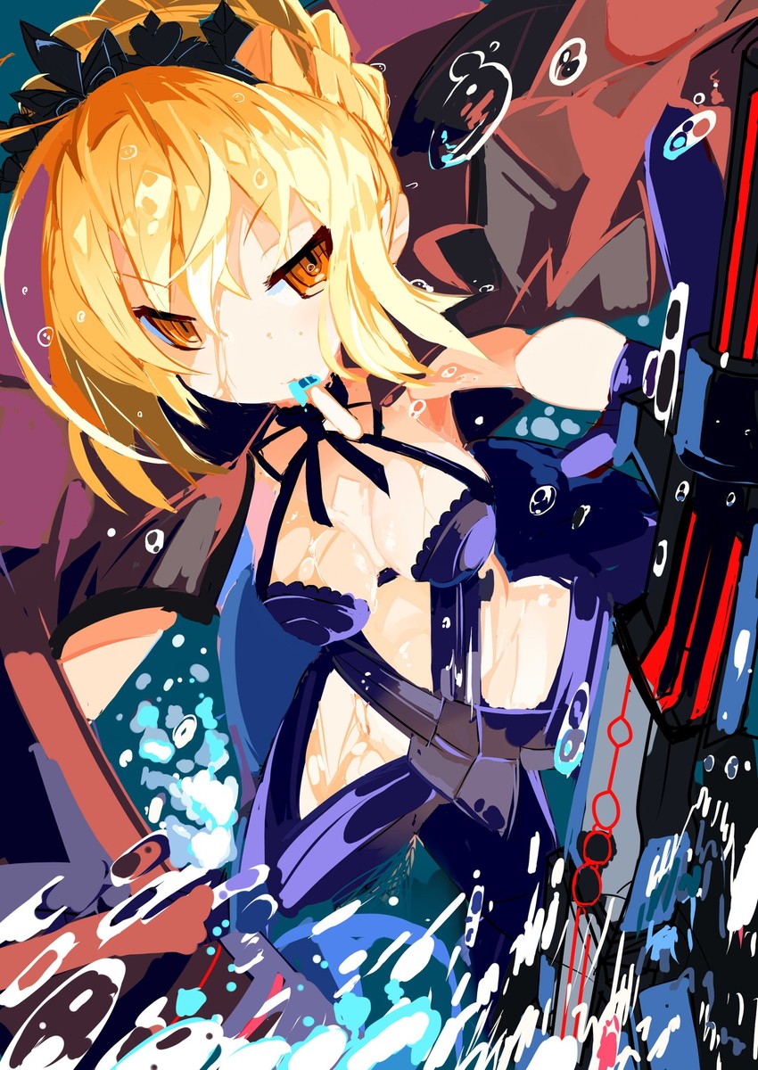 artoria pendragon and saber alter (fate and 1 more) drawn by miyakawa106