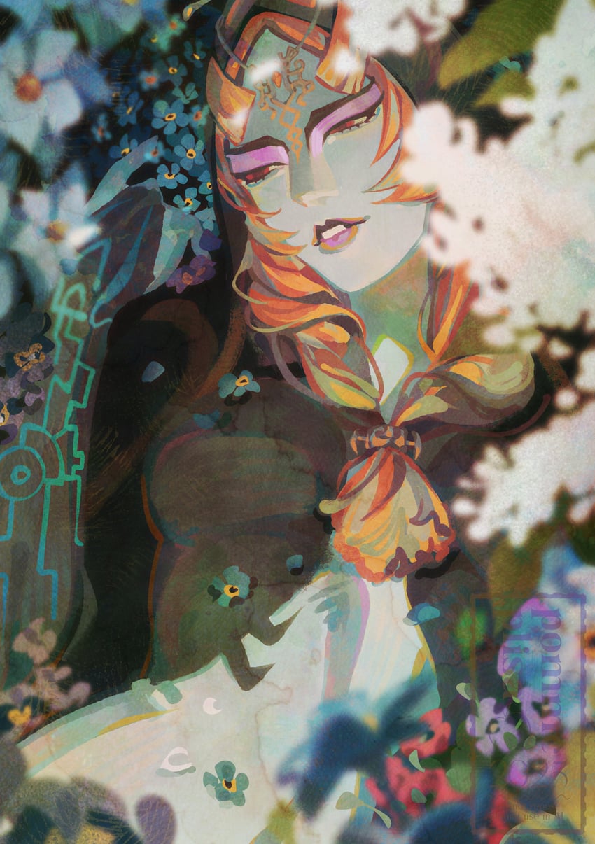 midna (the legend of zelda and 1 more) drawn by pommeplisa