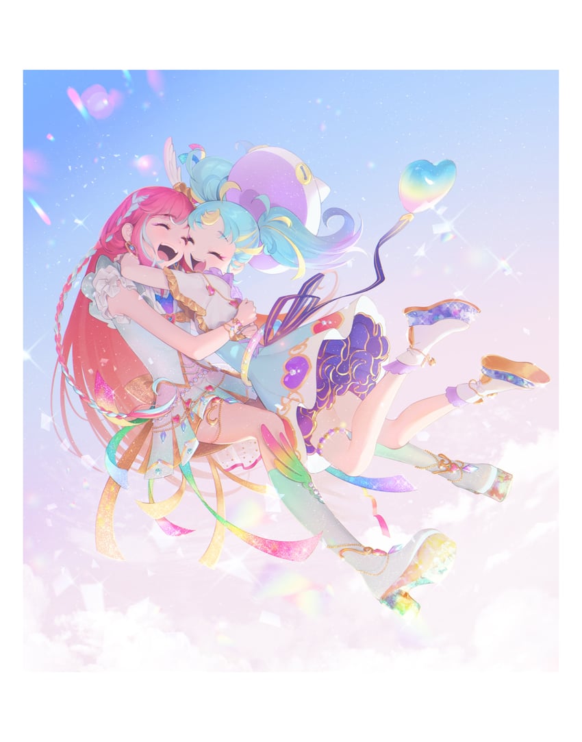 myamu and hibino matsuri (pretty series and 1 more) drawn by oshiri_(o4ritarou)