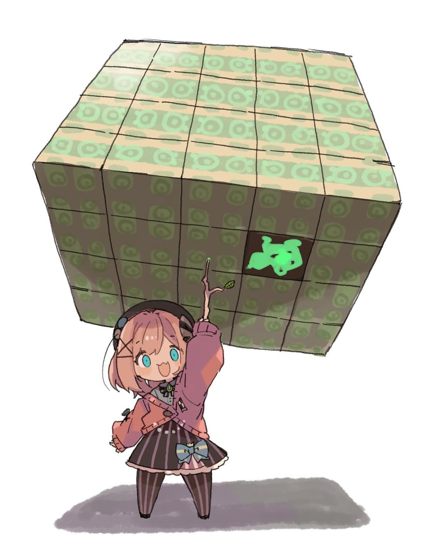 suzuhara lulu and flux construct (nijisanji and 2 more) drawn by mota