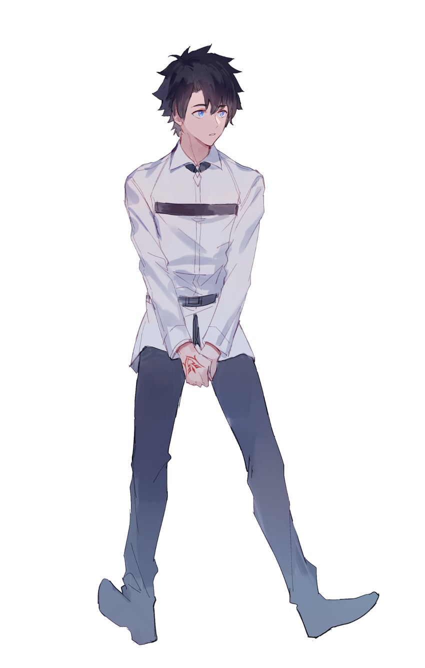 fujimaru ritsuka (fate and 1 more) drawn by lsuiany