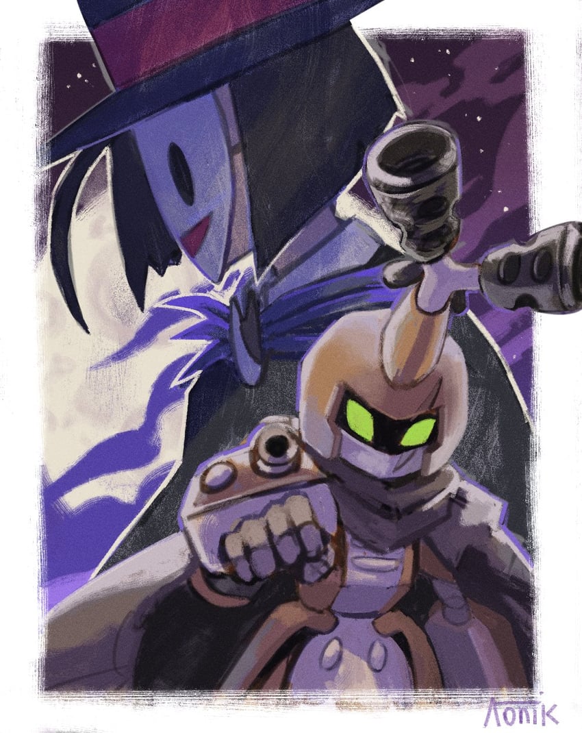 metabee, agata hikaru, and kaitou retort (medarot and 1 more) drawn by aonik