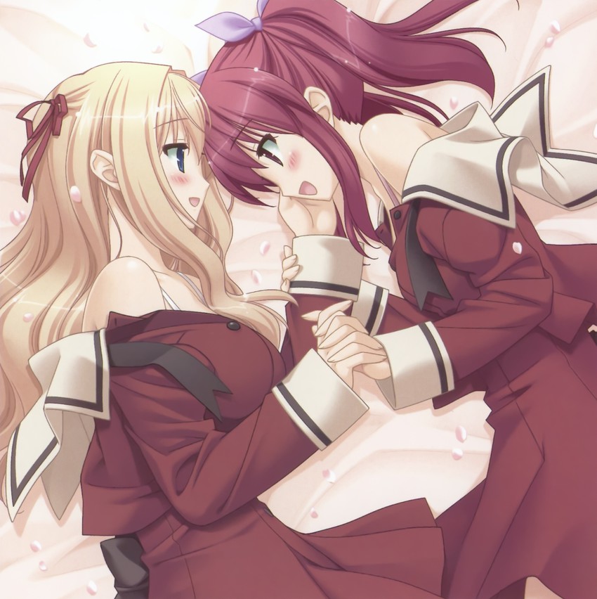 oda nanami and matsubara yuuna (sono hanabira ni kuchizuke wo) drawn by kani_biimu