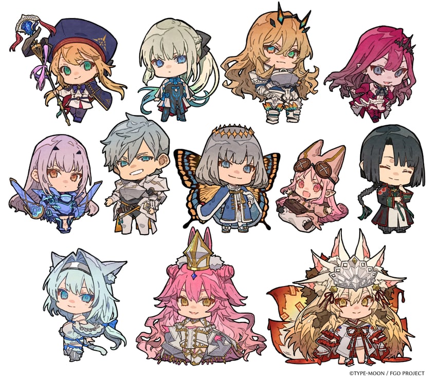 artoria pendragon, tamamo, baobhan sith, morgan le fay, artoria caster, and 8 more (fate and 1 more) drawn by nozaki_tsubata