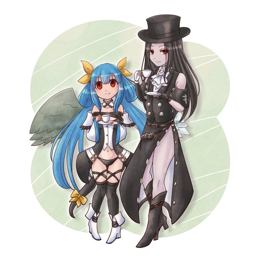 dizzy and testament (guilty gear and 2 more) drawn by sangorou