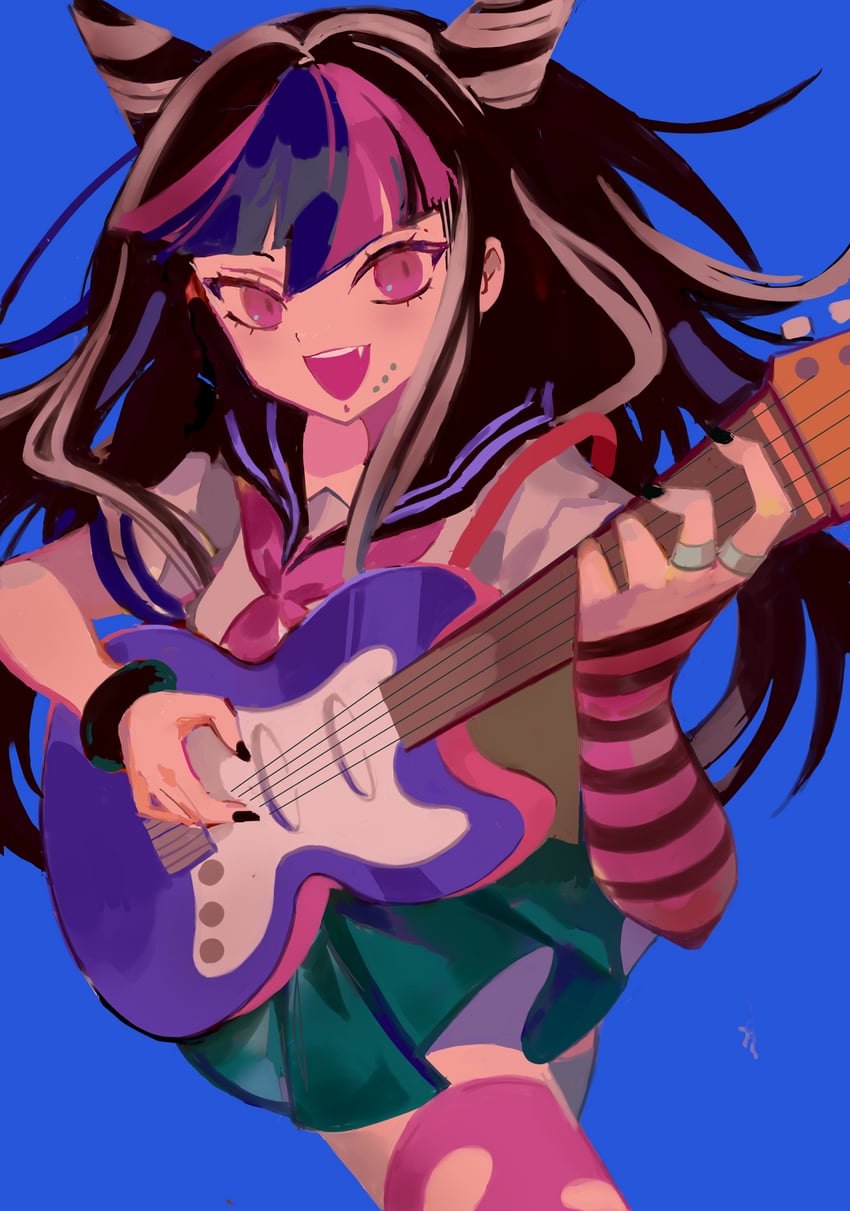 mioda ibuki (danganronpa and 1 more) drawn by ruuu_ran_ran