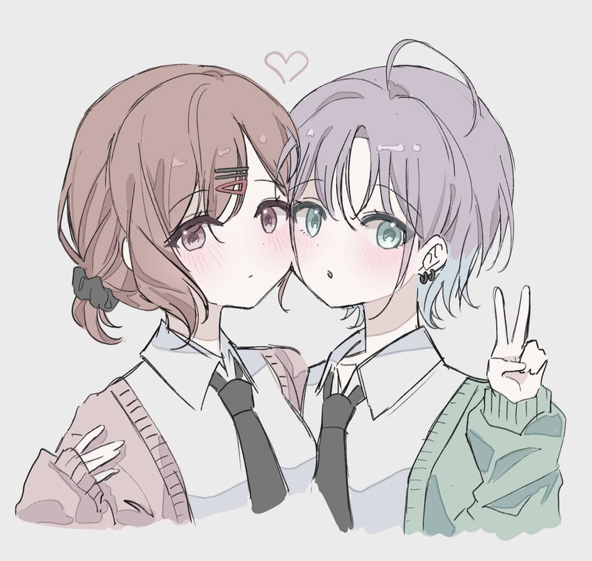 higuchi madoka and asakura toru (idolmaster and 1 more) drawn by lisedraw