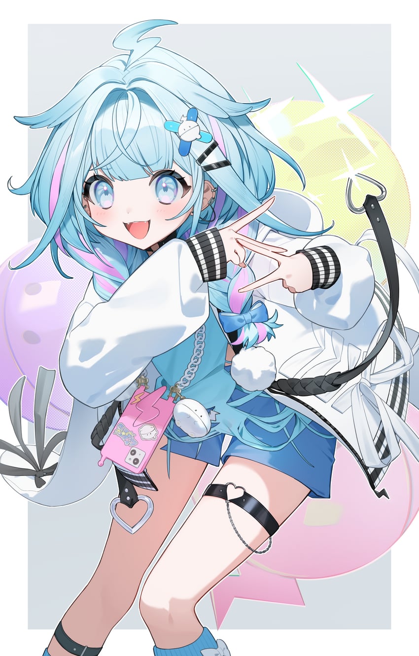 mizumiya su (hololive and 1 more) drawn by moriiochan