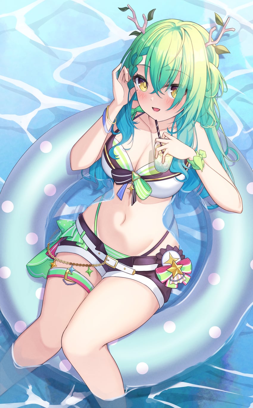 ceres fauna (hololive and 1 more) drawn by rooby_n