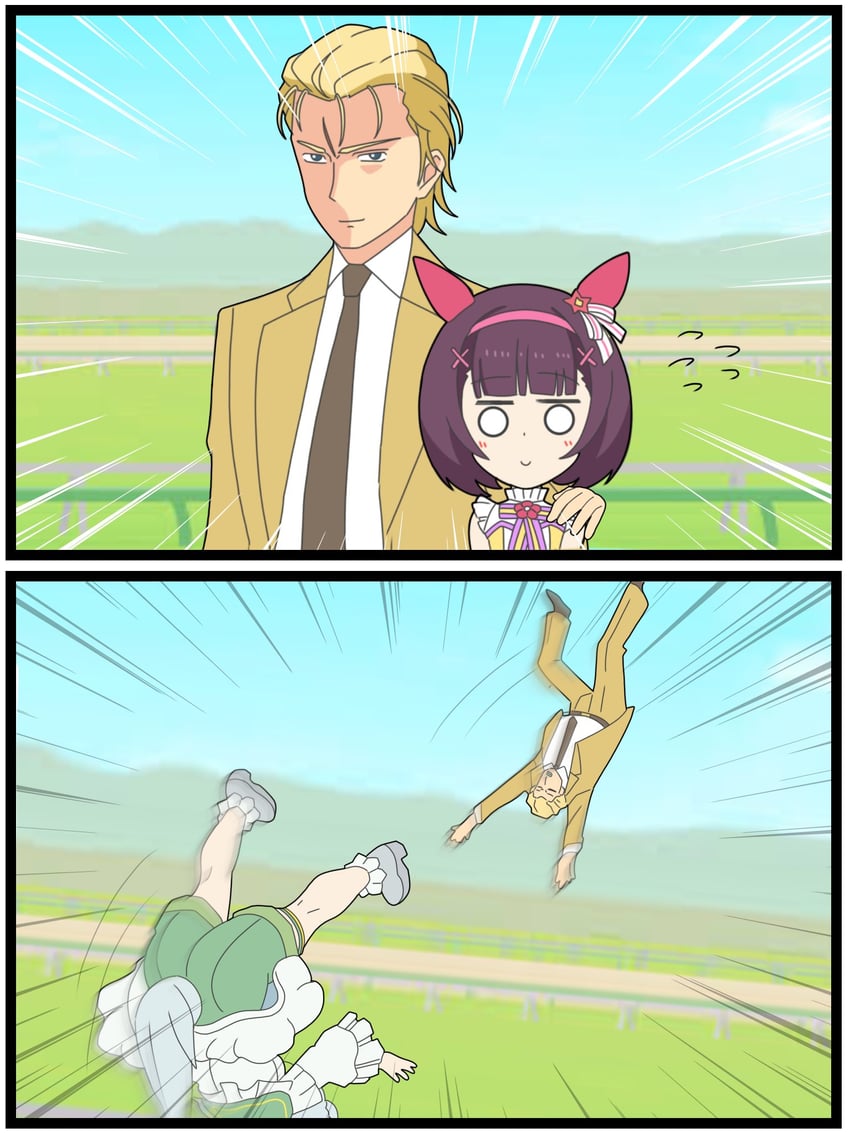seiun sky, char aznable, and nishino flower (umamusume and 2 more) drawn by kudan_(kudan4429)