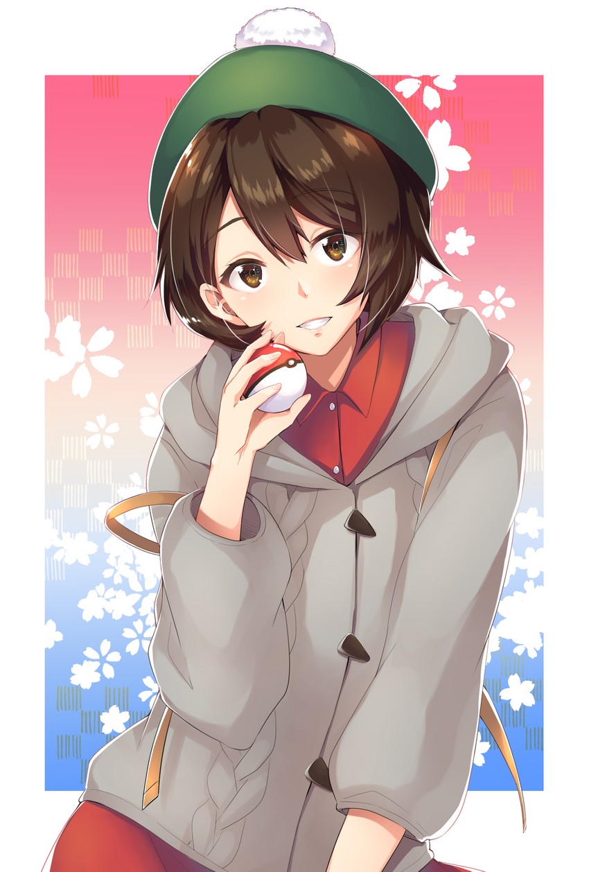 gloria (pokemon and 1 more) drawn by ayu_miko