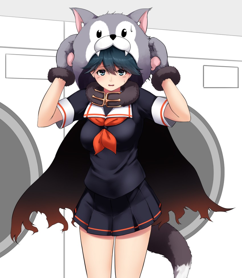 yuudachi and houshou (kantai collection) drawn by tadokoro_nurikabe