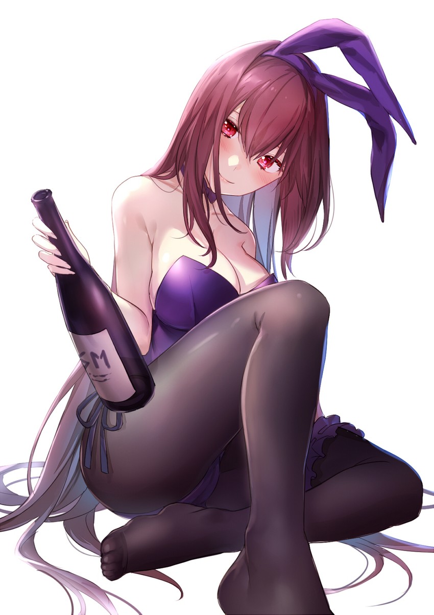 scathach (fate and 1 more) drawn by penda_(hipanan222)