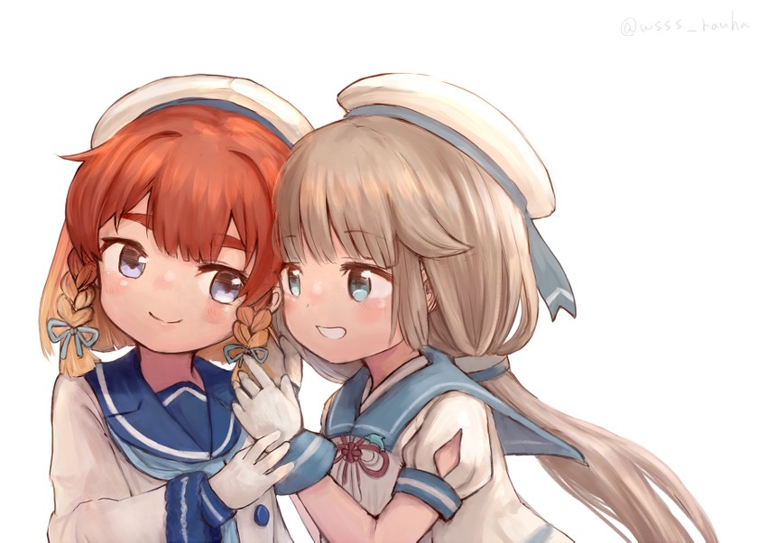 etorofu and mikura (kantai collection) drawn by wss_(nicoseiga19993411)