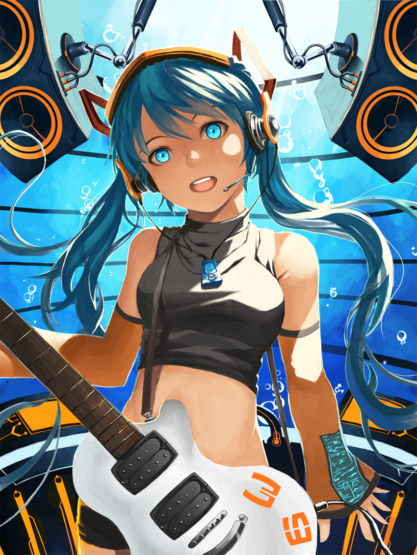 hatsune miku (vocaloid) drawn by shirorin_(ballet_girl's)