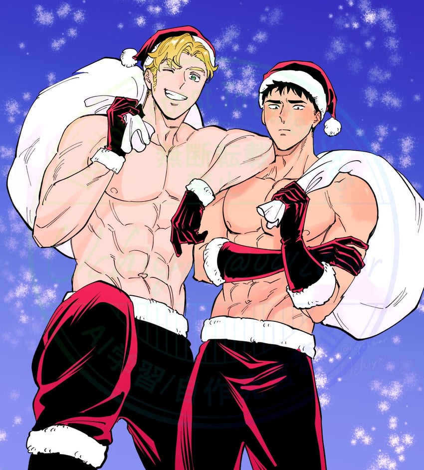 ao isami and lewis smith (yuuki bakuhatsu bang bravern) drawn by ucy28mar
