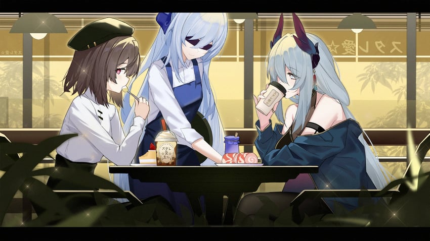 jingliu, hanya, and xueyi (honkai and 1 more) drawn by srpzk