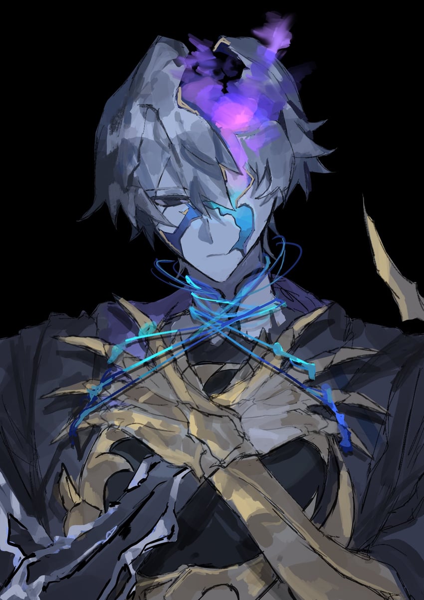 flame reaver of the deepest dark (honkai and 1 more) drawn by m_min_tt