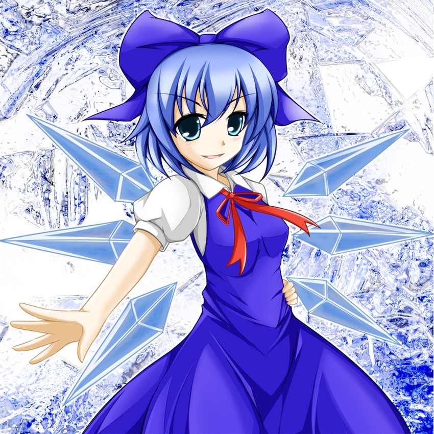 cirno (touhou) drawn by fulea