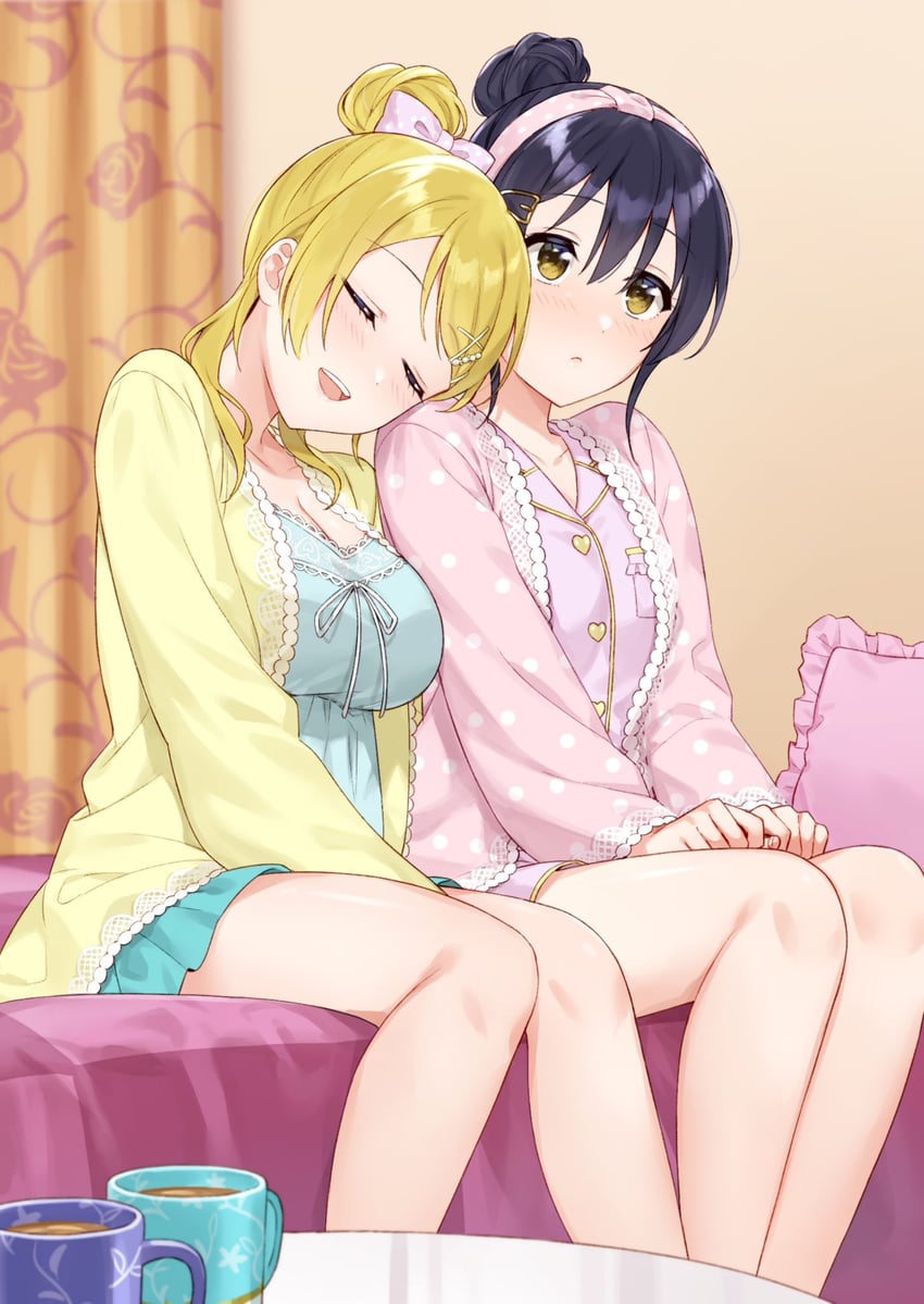 sonoda umi and ayase eli (love live! and 1 more) drawn by nanatsu_no_umi