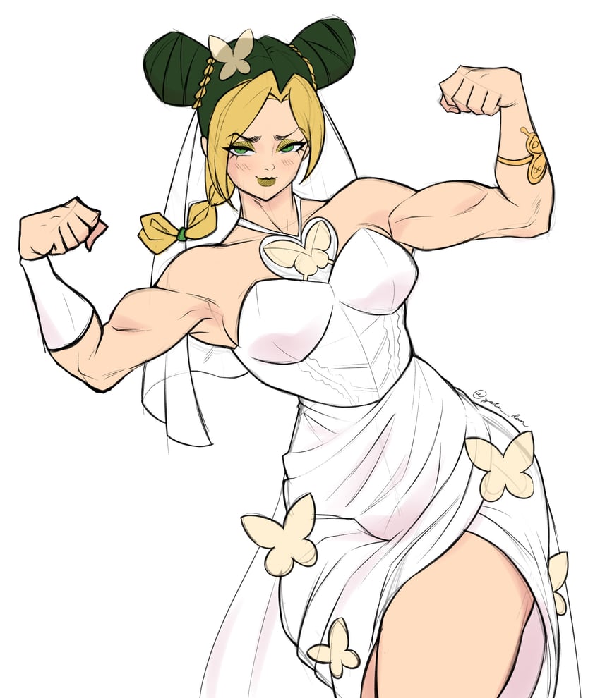 kujo jolyne (jojo no kimyou na bouken and 1 more)