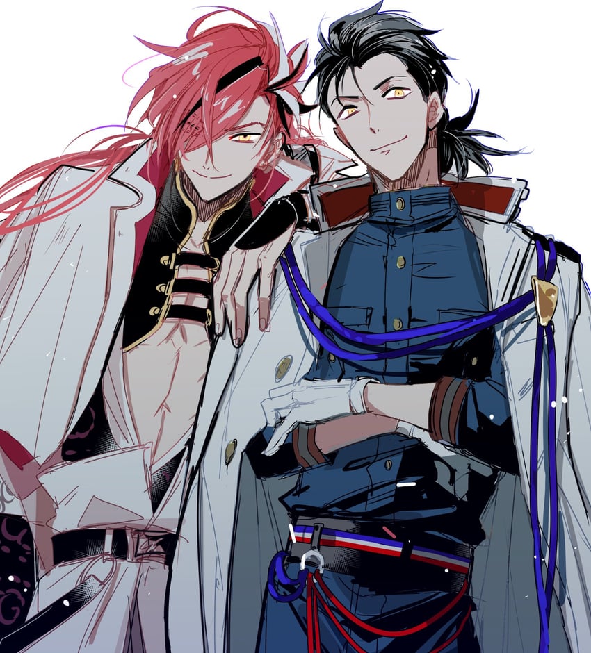 sakamoto ryouma and takasugi shinsaku (fate and 1 more) drawn by yayayakan
